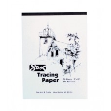 Sax Tracing Paper Pad, 25 lb, 11 x 14 Inch, Pack of 50 sheets   569838502